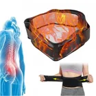 Турмалиновый самонагревающийся магнитный терапевтический пояс для поддержки спины и талии регулируемый Поясничный Бандаж для облегчения боли