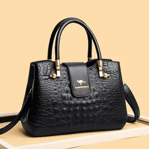new fashion luxury designer bag casual handbag crocodile pattern shoulder bag ladies shoulder messenger bag women bag free global shipping