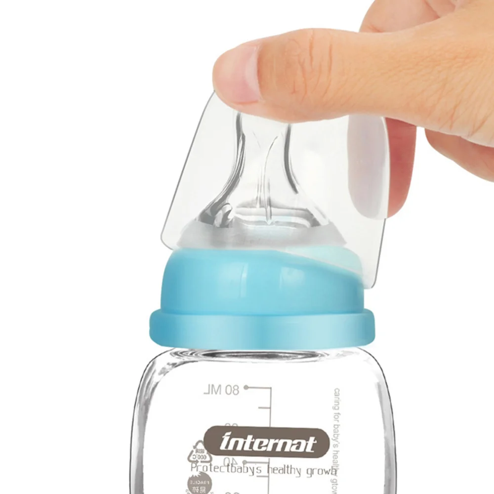 

1pc 80ml Baby Bottle Small Nursing Bottle Portable Baby Feeding Bottle