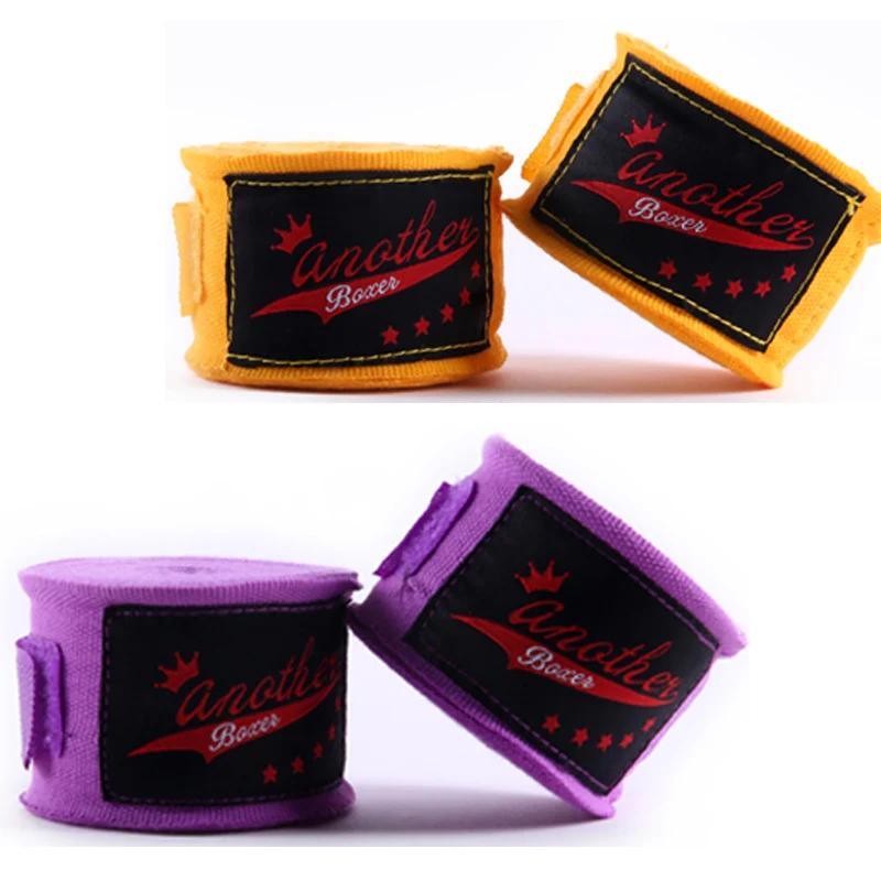 

One Pair/set 5 Meters Anotherboxer Boxing Hand Wraps MMA Kick Boxing Handwraps for Training 5cm Width Bandages Muay Thai A