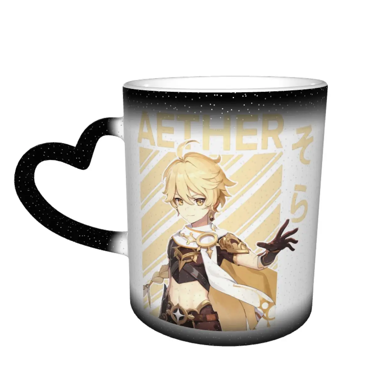 

Кружка из японского аниме, кружка меняющая цвет кофе, креативные милые фарфоровые чашки