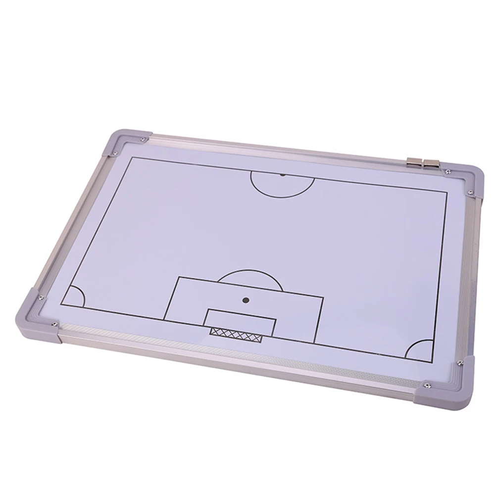 

Football Coaching Board with 27pcs Magnet Magnetic Soccer Tactics Strategy Board Handhold Double Sided Magnetic Metal Frame