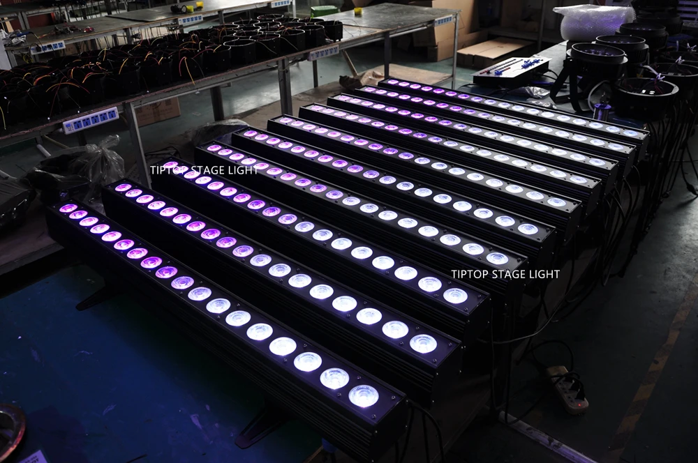 Gigertop 18x18 Вт RGBWA UV 6в1 пиксельный светодиодный светильник для прожектора 1 м длиной Tyanshine светодиоды индивидуальный DMX вентилятор для управления крутая модель для помещений