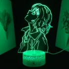 Светодиодный ночсветильник в стиле аниме Токийский Гуль, 3D фигурка Джузо сузуя для спальни, декоративный ночсветильник, крутой подарок на день рождения, лампа в Токийский Гуль