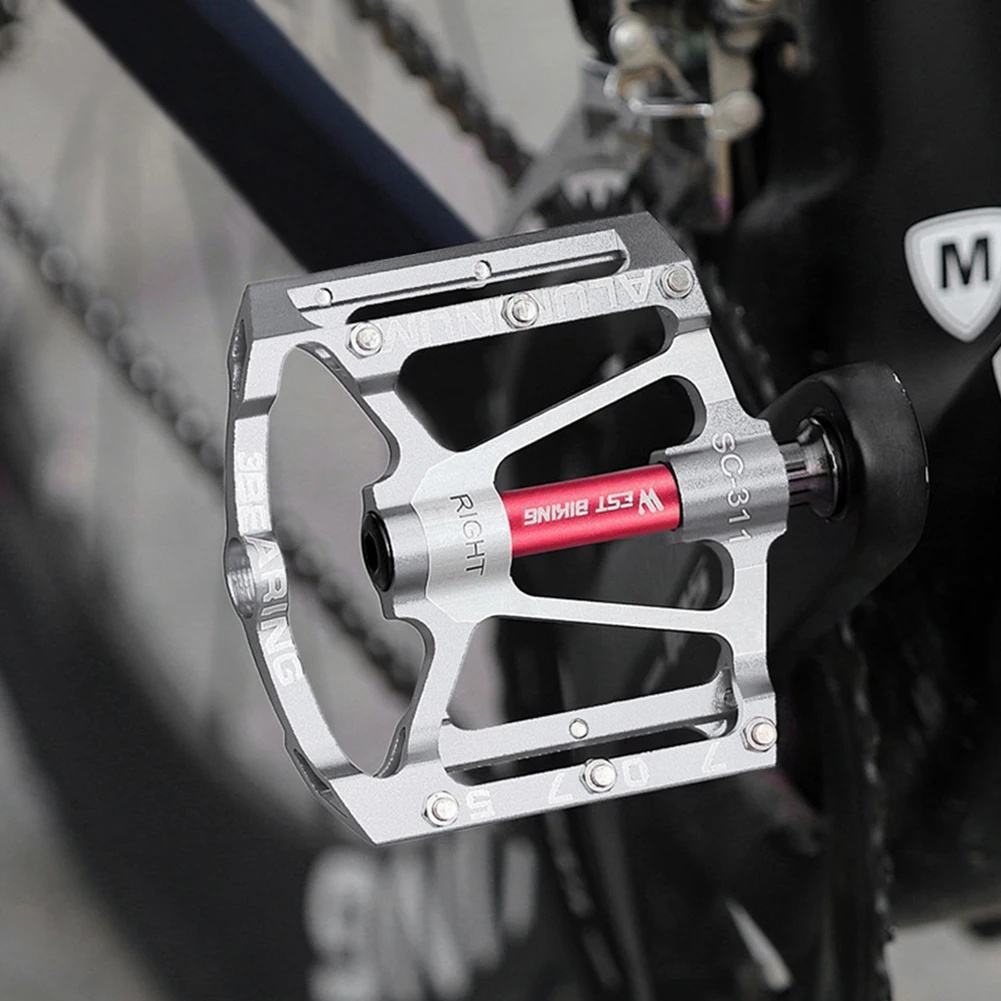 Велосипедные педали WEST BIKING 1 пара ультралегкие на платформе из алюминиевого