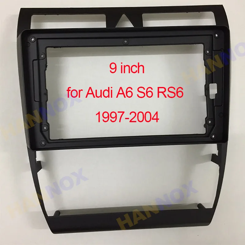 Автомагнитола 2 Din HANNOX 9 дюймов Android мультимедийный GPS навигатор плеер Рамка для Audi