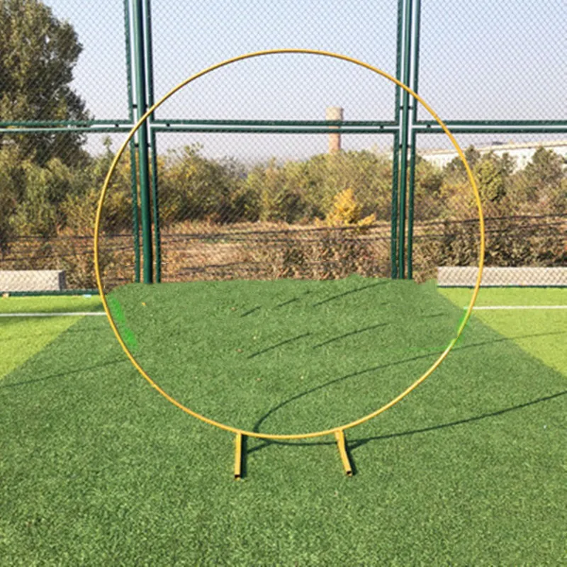 Свадебный реквизит большое железное кольцо Арка фон однополюсный арка цветок за