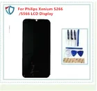 Для Philips Xenium S266S566 ЖК-дисплей с заменой кодирующий преобразователь сенсорного экрана в сборе с инструментами + наклейка 3 м