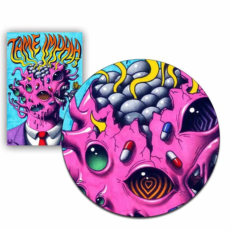 Психоделический постер музыкальной группы и принты Художественная Картина на