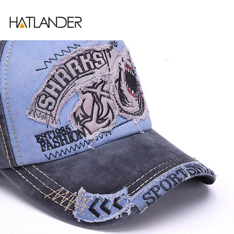 HATLANDER модные спортивные кепки наружные кепки для пробежек винтажная шляпа для папы 5 панелей Кепка с защелкой аппликация из хлопка Бейсболка с вышивкой
