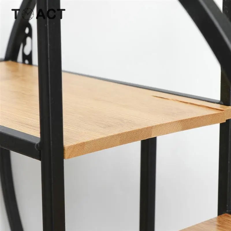 Железная полка круглая плавающая для буфета гостиной спальни кухни прихожей