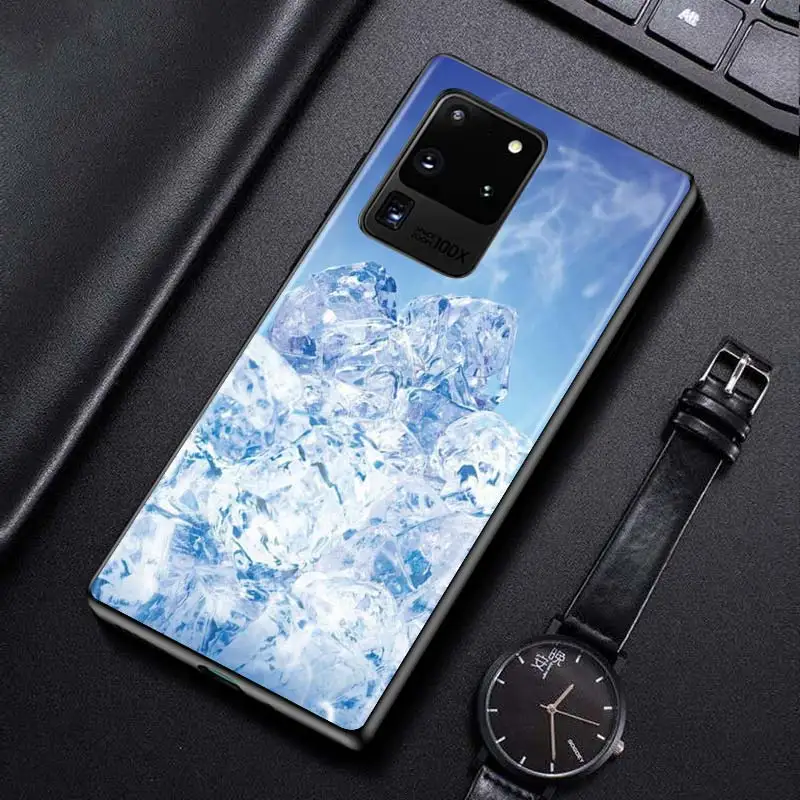 

Ice Blue Water for Samsung S20 FE Ultra Plus A91 A81 A71 A51 A41 A31 A21S A11 A72 A52 A42 A32 A12 A02S Phone Case
