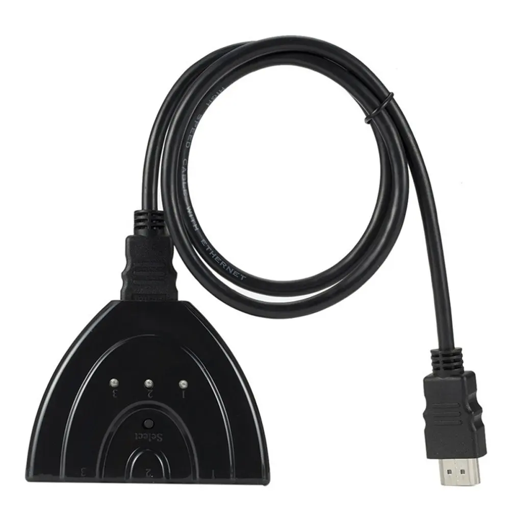 HDMI коммутатор GANA 3 порта 4K 3x1 переключатель сплиттер с косичкой кабель Sup порт s Full