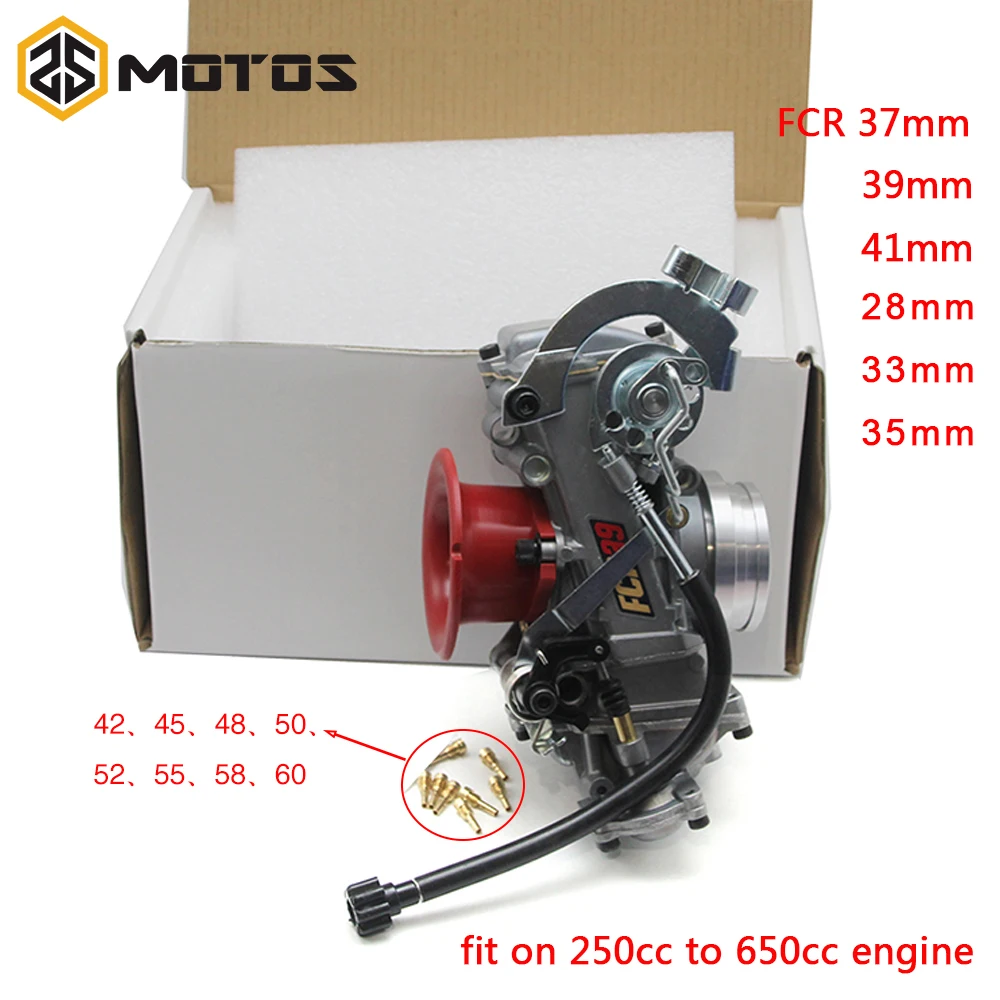ZS Moto FCR28 31 33 35 37 39 41 мм карбюратор FCR для Keihi карбюратор для CRF450/650 FS450 для гоночного мотоцикла Husqvarna450 KT