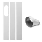 Оконный адаптер, регулируемый портативный комплект для кондиционера, направляемая пластина, ветрозащитный экран или переходник, Регулируемый легкий вес