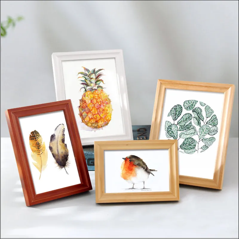 Настенная рамка для фотографий деревянное украшение в рамке можно настроить