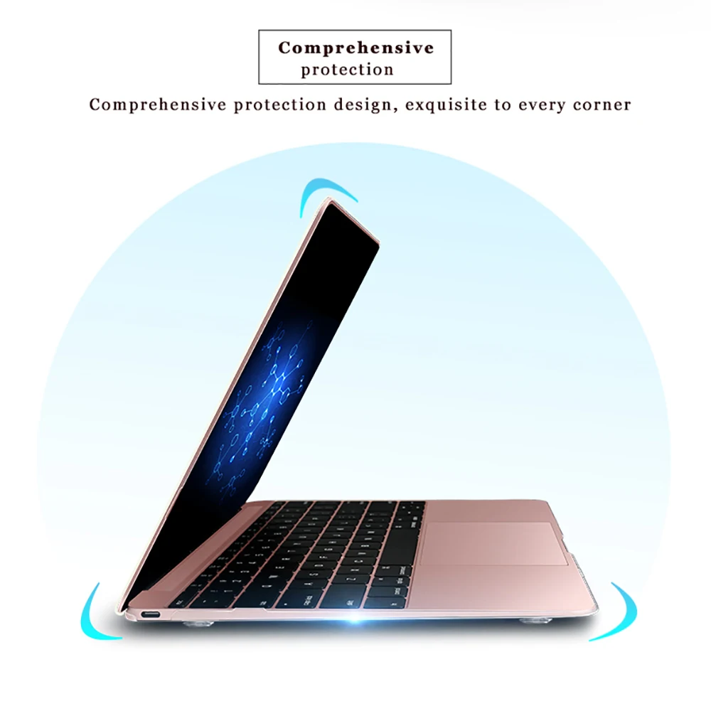 Жесткий Чехол для ноутбука Macbook Air Pro retina 11 12 13 15 A2159 сенсорная панель mac book Touch ID A1932