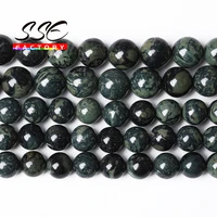 wholesale natural green jaspers round loose beads kambaba jaspers stone beads 15 4 6 8 10 12mm for jewelry making diy bracelet