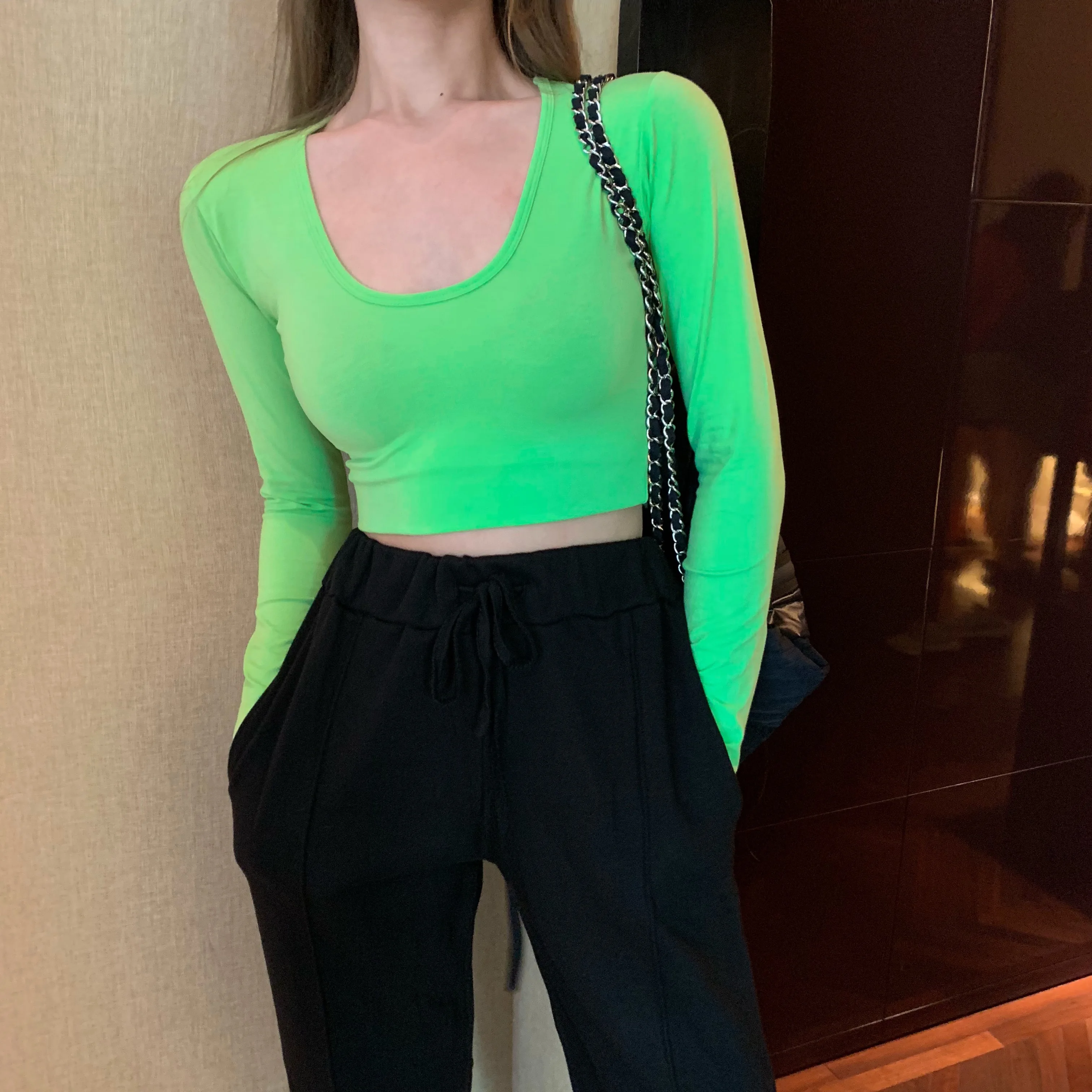 Новинка весна лето осень 2020 модная женская Повседневная футболка Vy8568 красивые