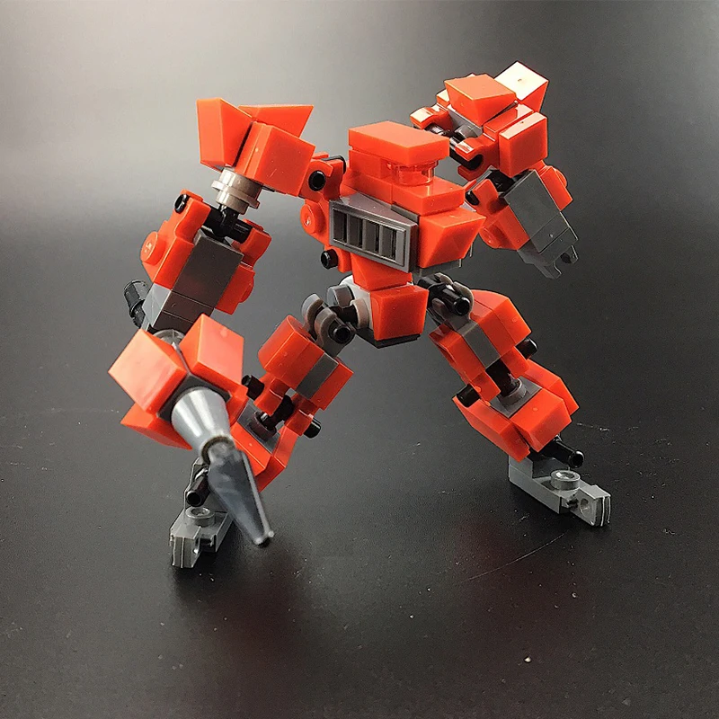 Оригинальный дизайн строительные блоки Mecha Warrior игрушки для детей броня роботы