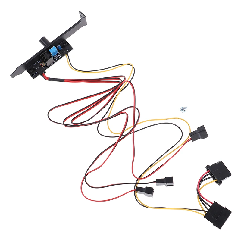

1Pc 3 Channels PC Cooler Cooling Fan Speed Controller For CPU Case HDD VGA Fan