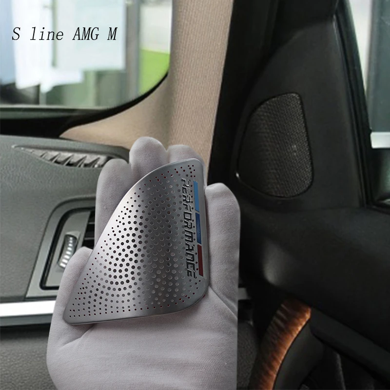 Автомобильный Стайлинг высокие крышки динамиков для BMW 3 серии F30 F35 передняя