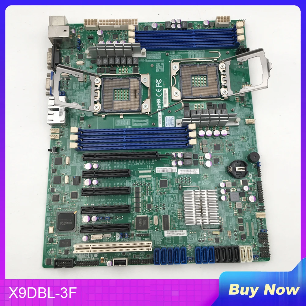 

X9DBL-3F For Supermicro Motherboard LGA1356 Support Processor E5-2400 V2 DDR3 Integrated IPMI 2.0 and KVM With Dedicated LAN