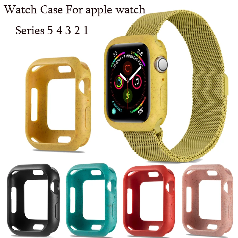 Высококачественный Мягкий ТПУ защитный чехол-Бампер Обложка для apple watch 42/38/44/40 мм противоударные наручные часы, аксессуары для наручных часов iwatch серии 5 4 3 2 1