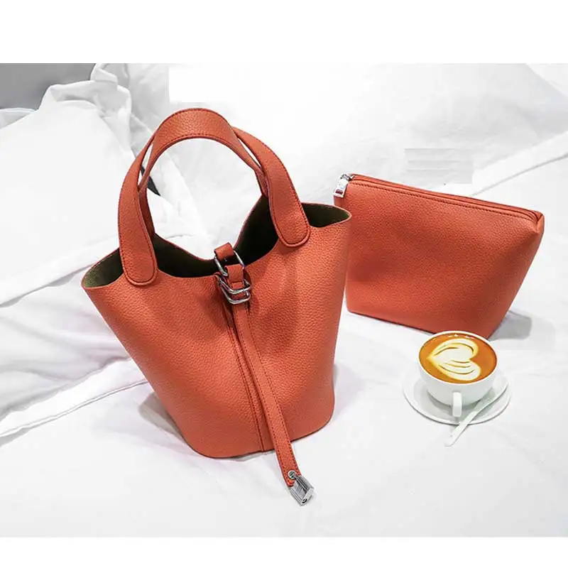 Новые женские сумки из натуральной кожи корзина пакеты сумки-мешки известного