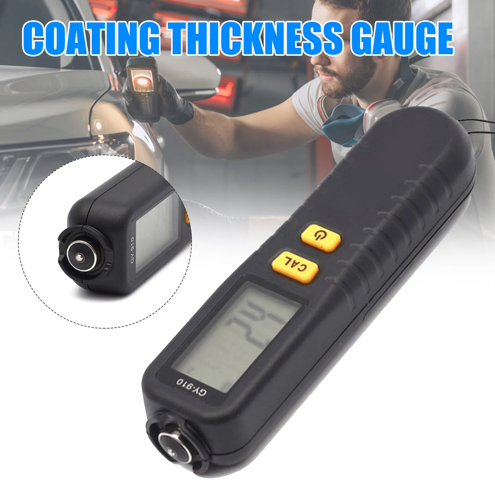 

Digital Coating Thickness Gauge Car Paint Film Thickness Tester Meter Measuring FE/NFE LB88