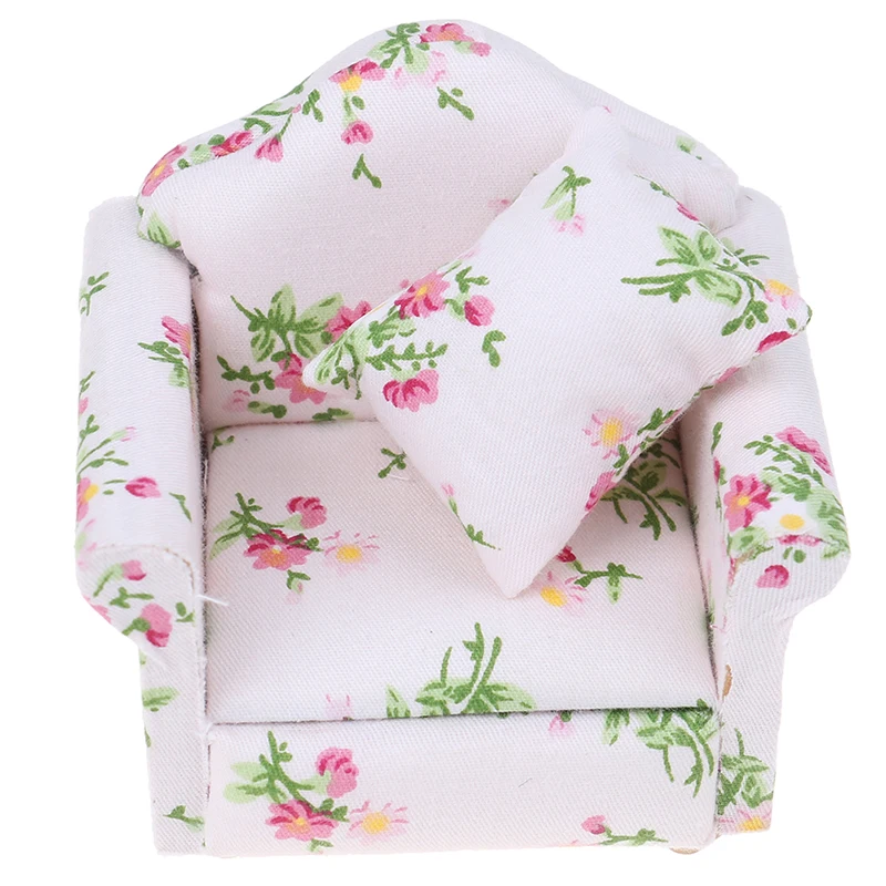 Имитация мини-диван стул мебель модель игрушки для украшения кукольного дома 1/12