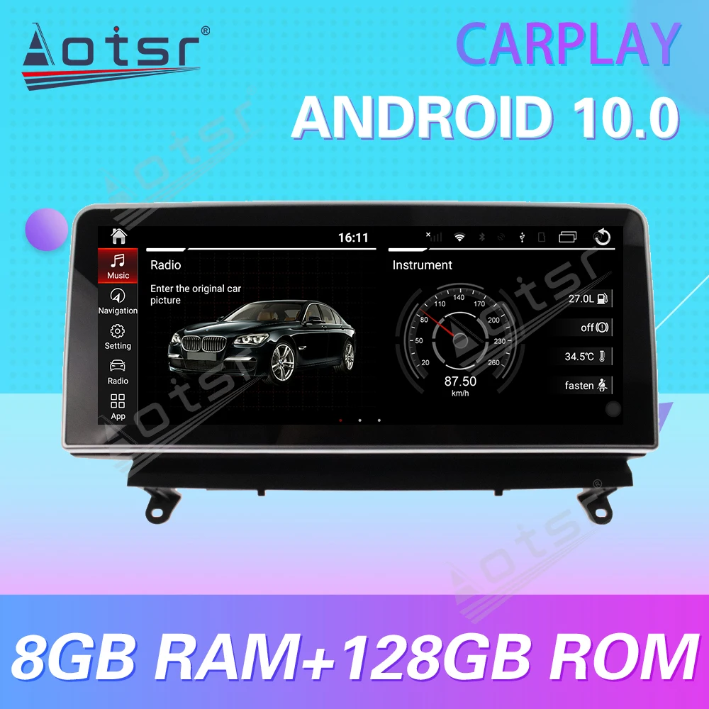 

Для BMW X5/X6 E70/71 2007 - 2013 Android 10 Carplay Автомобильный мультимедийный радиоплеер GPS Навигация стерео