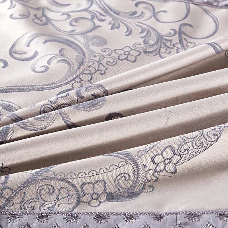 Роскошный жаккардовый Комплект постельного белья Королевский размер постельное