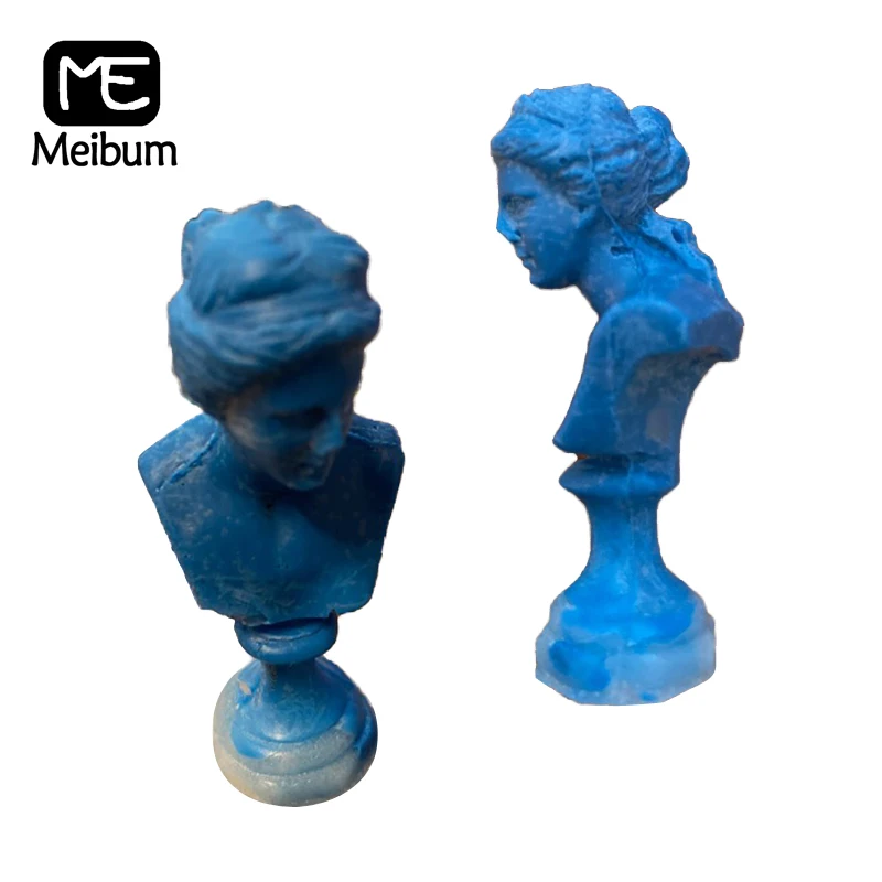 Формы для свечей в виде головы знаменитости в стиле ретро, модель силиконовые формы для помадки на торт, форма для выпечки из полимерной гли...