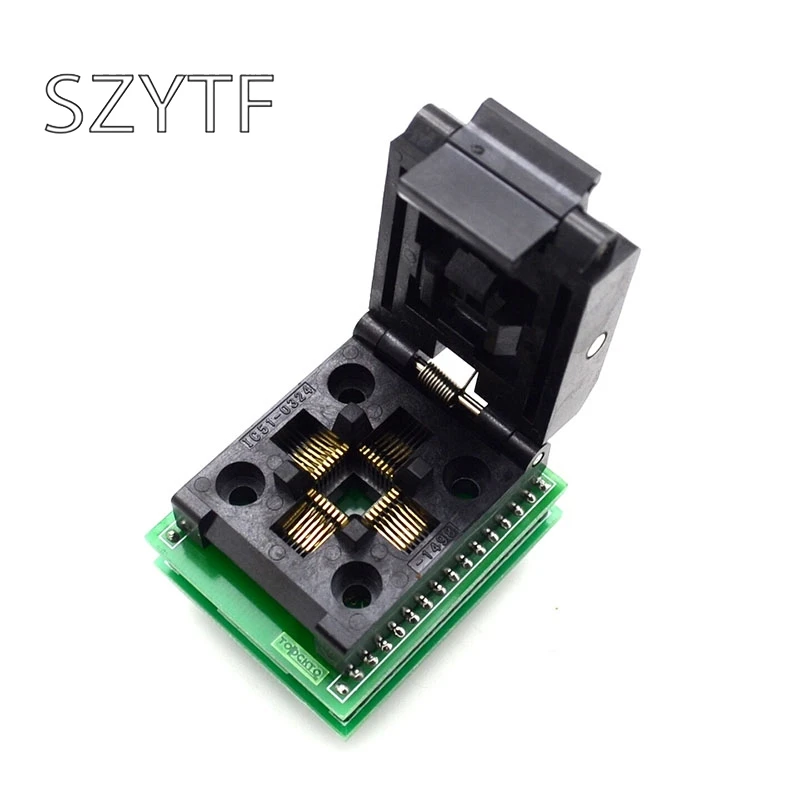 TQFP32 QFP32 TO DIP32 IC Programmer Adapter Chip Test Socket Burning Seat Integrated Circuits