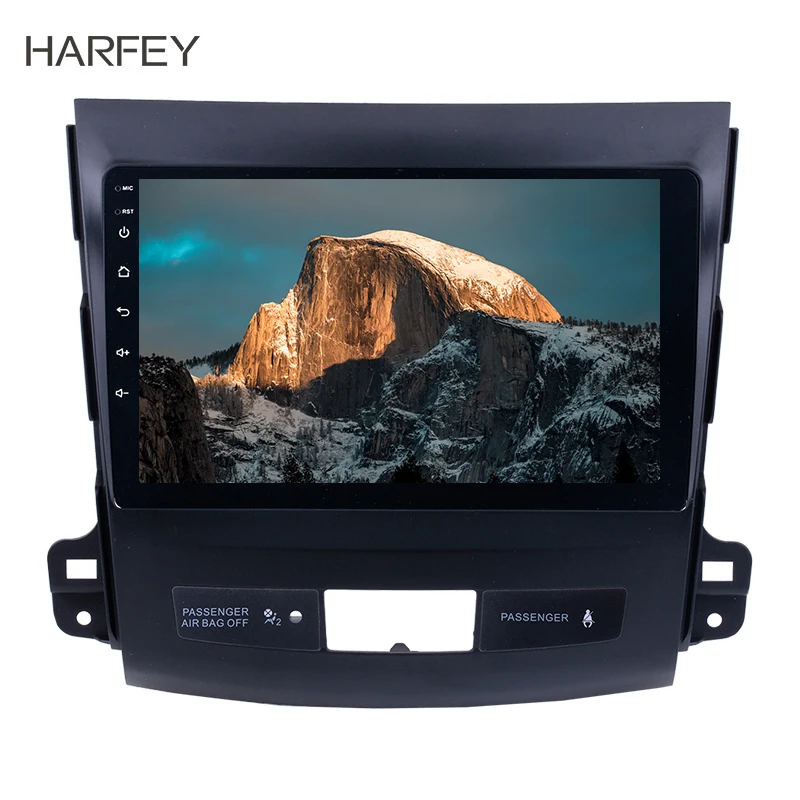 Harfey Автомобильный GPS стерео 9 &quotHD Bluetooth Navi для 2006 2014 MITSUBISHI Outlander поддержка OBD2 SWC