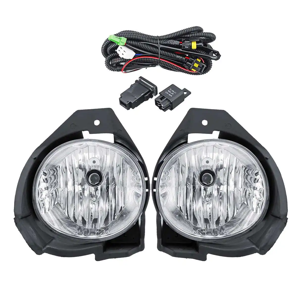 Противотуманные фары 12 В для Toyota Hilux Vigo 2008 2009 2010 2011 комплект сменных фар переднего