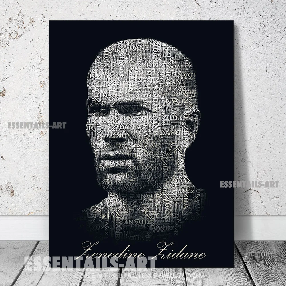 

Zinedine Zidane Art Canvas Wall Art Painting Decor Pictures Bedroom Study studio print Living kid Room Home Decoration Prints