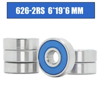 fushi 626 2rs bearings blue sealed 6x19x6 mm abec 3 626rs ball bearing parts for hobby rc car truck pick of 6 pcs