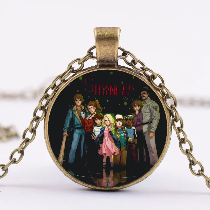 Аниме очень странные дела дизайнерское ожерелье с кулоном фигурка игрушка