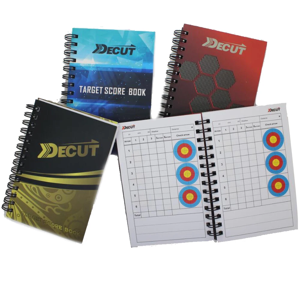 4 colors New Archery Scoring Book ScoreBook Points Supplies for Archery Target Shooting Sport