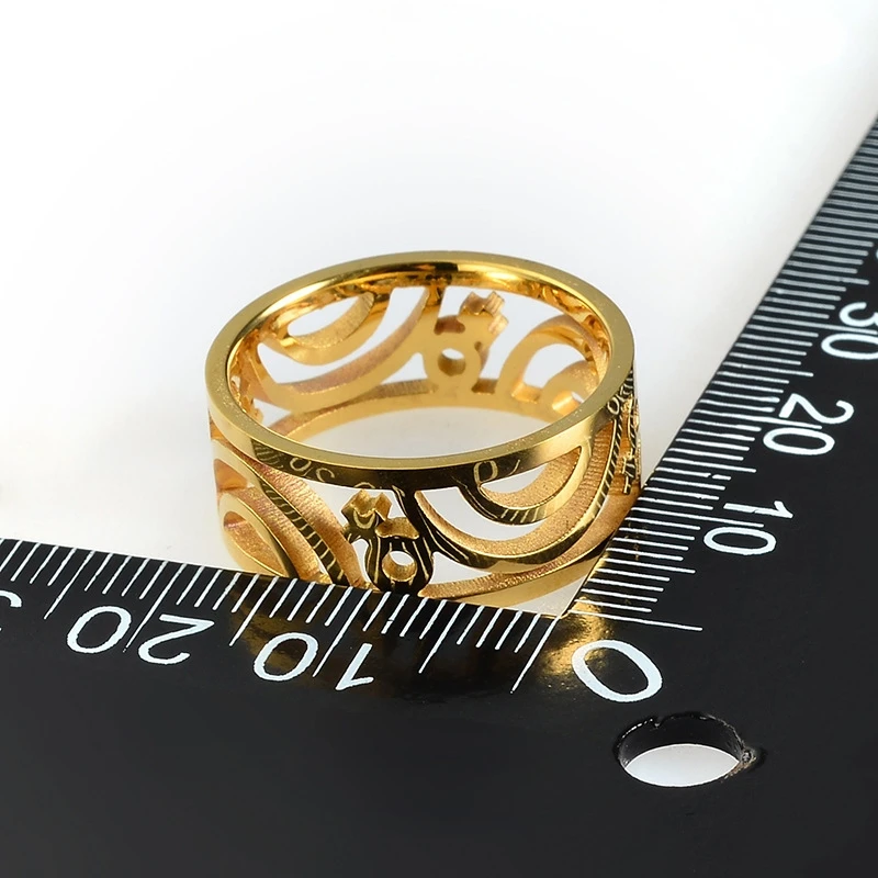 MIQIAO Gold Plated Stainless Steel Lesbian Gender Symbol Couple Hollow Rings for Women Gift Fashion Jewerly Boho Anillo Anillos | Украшения