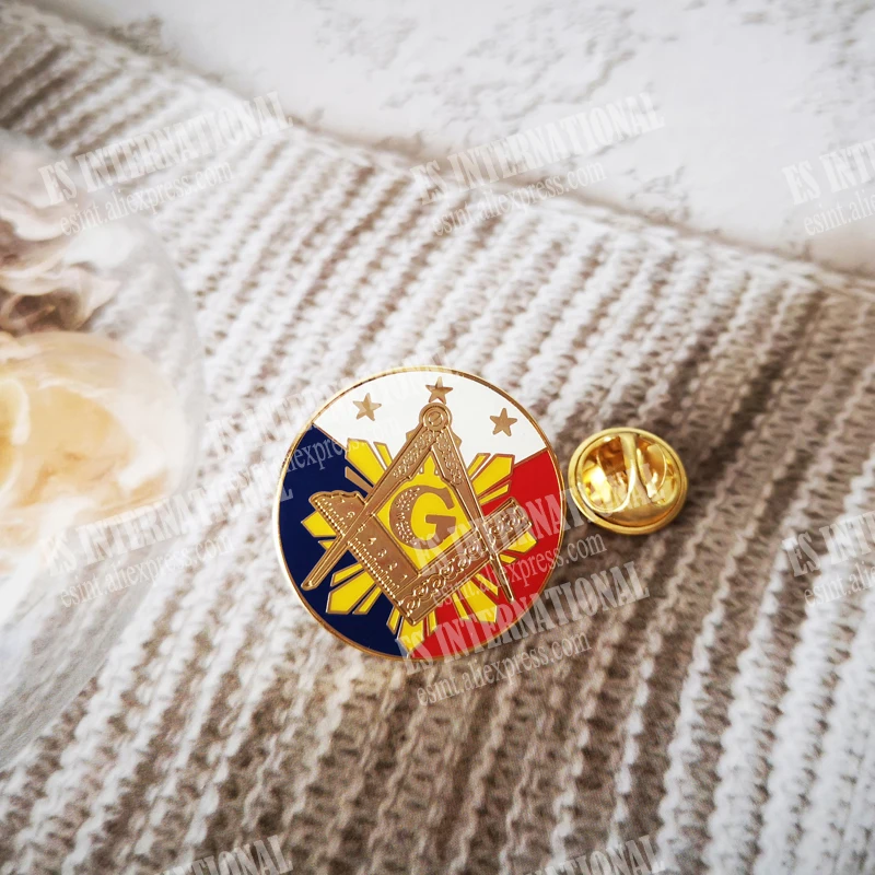 Продажа в розницу масонские значки на лацкан металлическая нашивка масон