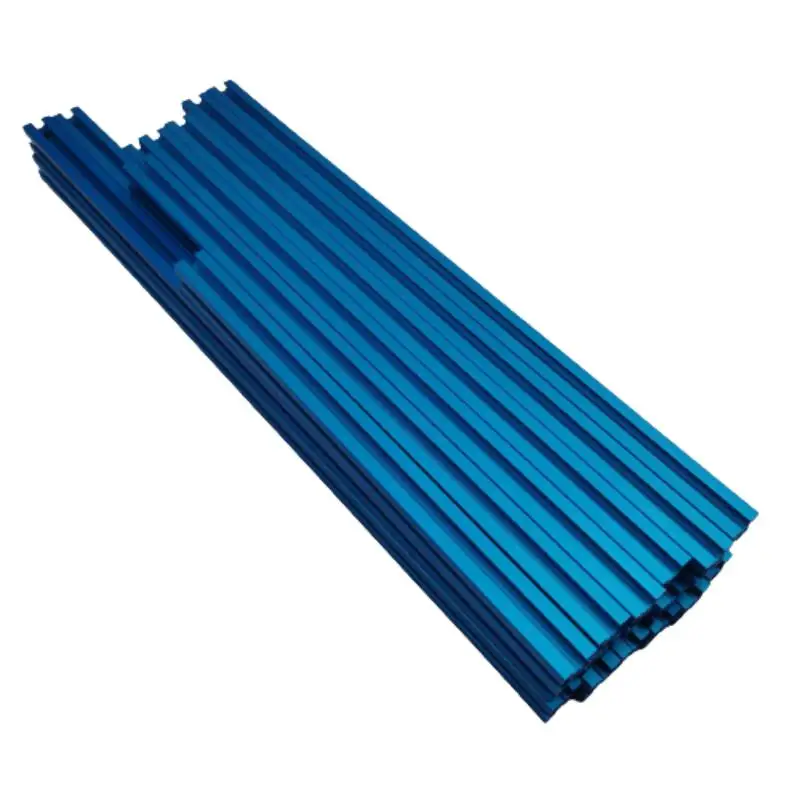 funssor voron 2 4 3d printer misumi hfsb5 2020 blue anodized extrusion frame kit blind joints for voron 2 4 voron extrusions free global shipping