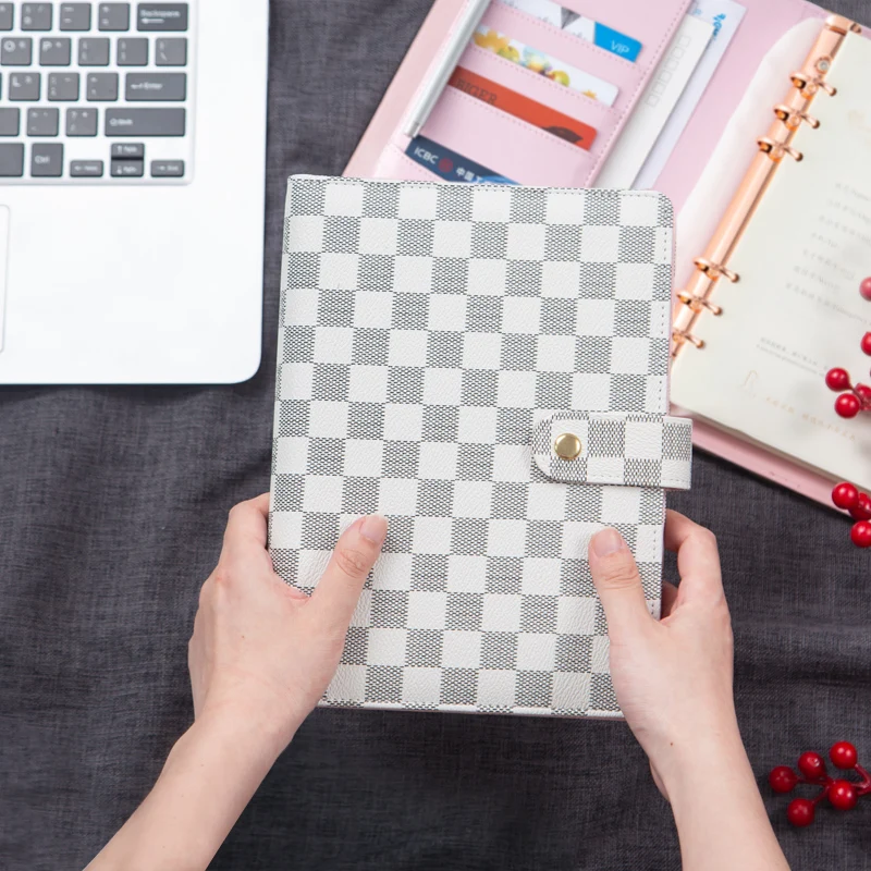 Кожаный чехол планировщик A5 Top свободная искусственная кожа многоразовый