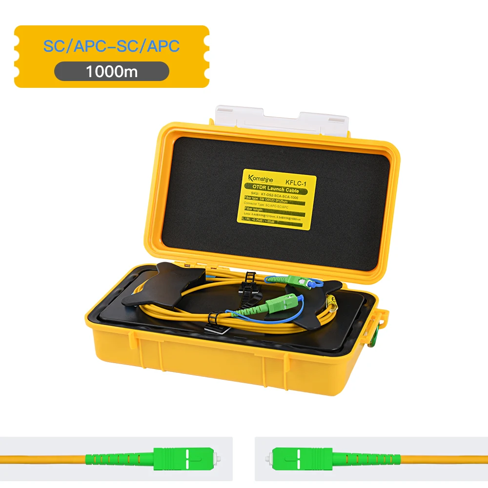 Komshine OTDR Dead Zone Eliminator для 1 км волоконно оптический launch Cable Box SC UPC/SC UPC|komshine otdr|otdr