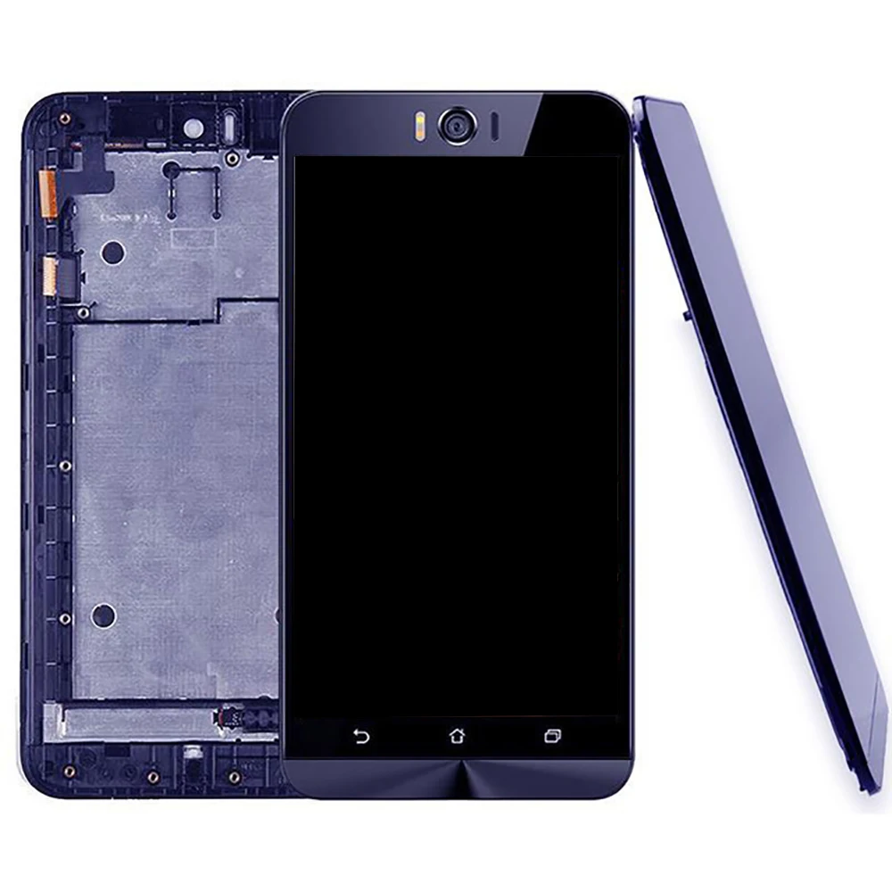 

LCD Display Touch Screen Replacement LCD Screen and Digitizer Full Assembly with Frame for Asus ZenFone Selfie ZD551KL Z00UD