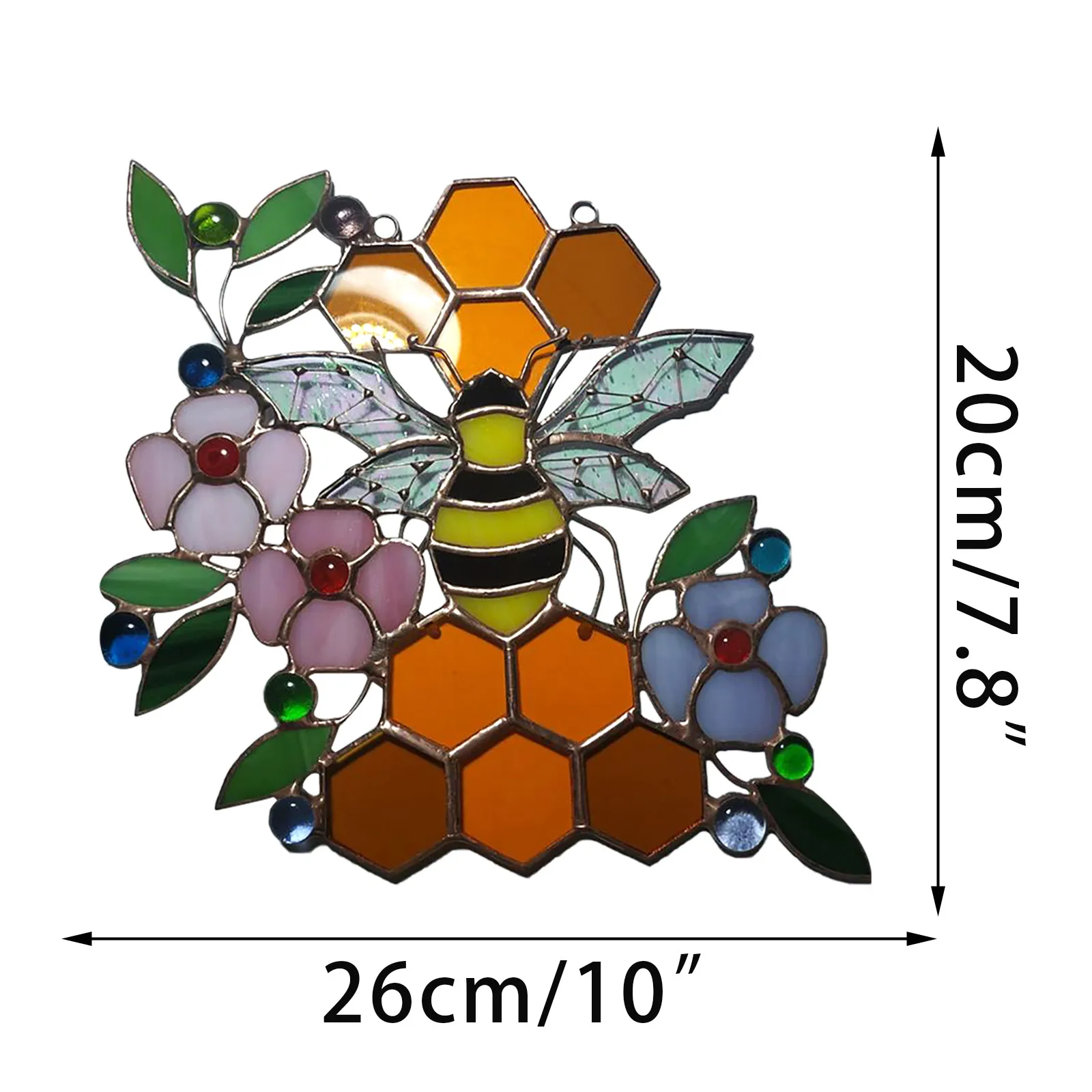 

1 PC Bee Festival Cute Honeycomb Creativity Sign Door Hanging Art Hanging Decoration Craft Party Home Decorations ornaments