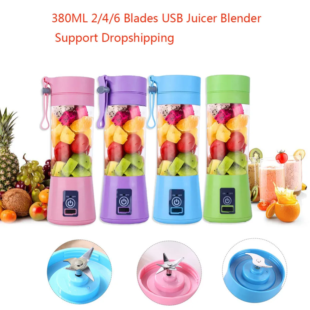 EZSOZOPortable Blender USB миксер электрическая соковыжималка блендер для смузи мини