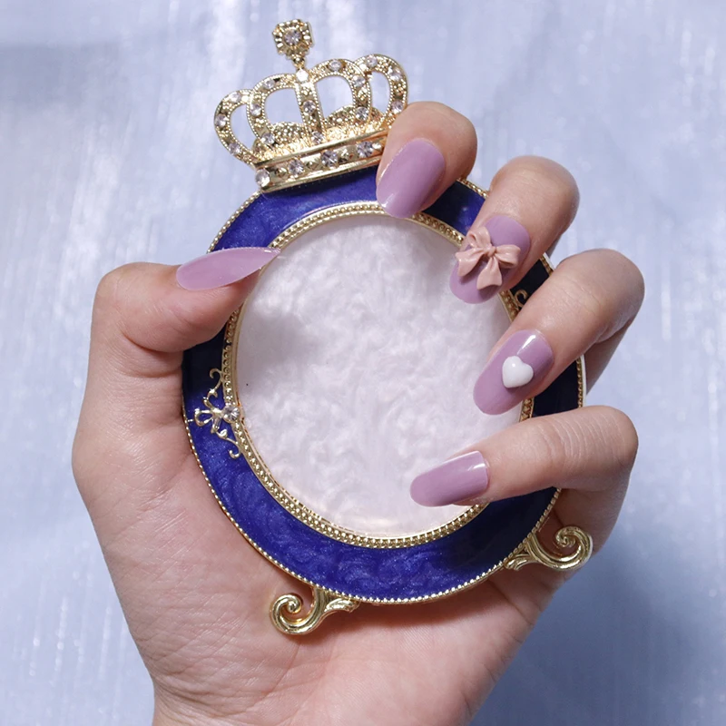 

24 шт Искусственные ногти с клеем, с круглым мыском; Туфли для ночного клуба Таро любовь ногтей наклейки для ногтей накладные ногти Пресс на н...